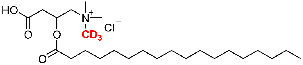 十八烷酰基肉碱-D3 盐酸盐(Octadecanoyl-carnitine-d3 HCl)