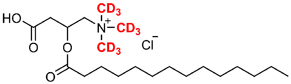 十四烷酰基肉碱-D9 盐酸盐(Tetradecanoyl carnitine-d9 HCl)