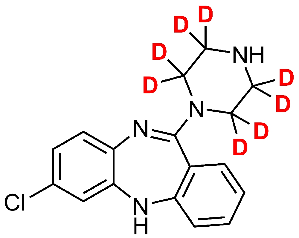 N-去甲氯氮平-D8(N-Desmethyl Clozapine-d8)
